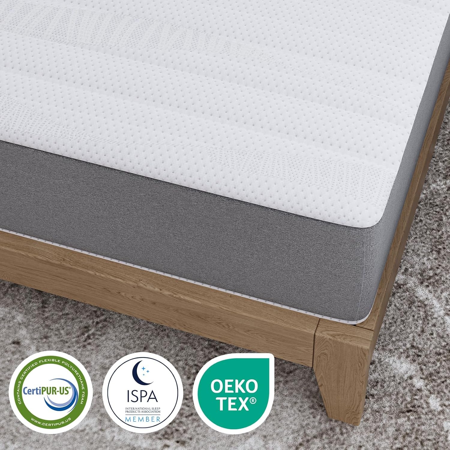 Cooling Gel Twin Memory Foam Mattress Medium Firm Comfort