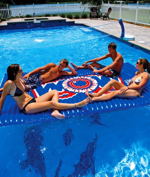 WOW Watersports Floating Water Walkway For The Pool Or Lake Blue