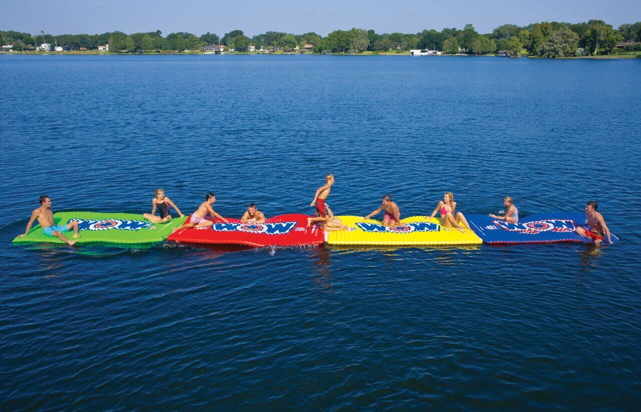 WOW Watersports Floating Water Walkway For The Pool Or Lake Blue