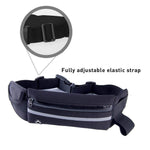 Velocity Water-Resistant Sports Running Belt and Fanny Pack for