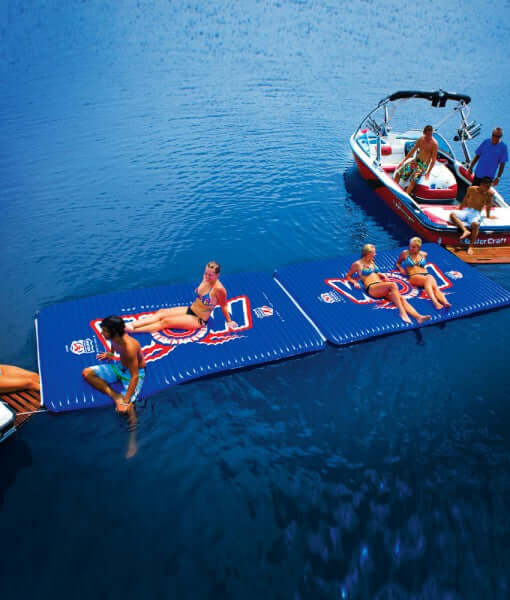 WOW Watersports Floating Water Walkway For The Pool Or Lake Blue