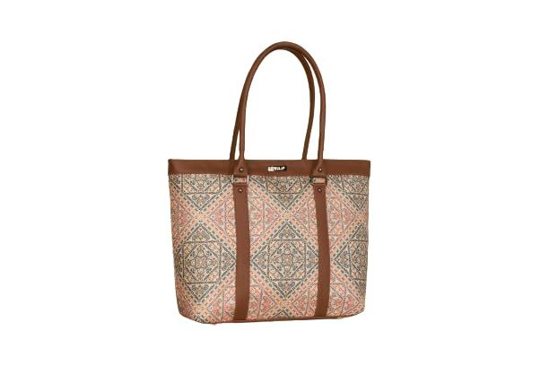 Ladies Stylish Shoulder Hand Bag with Zipper Closure  (Size-37x28x7cm)