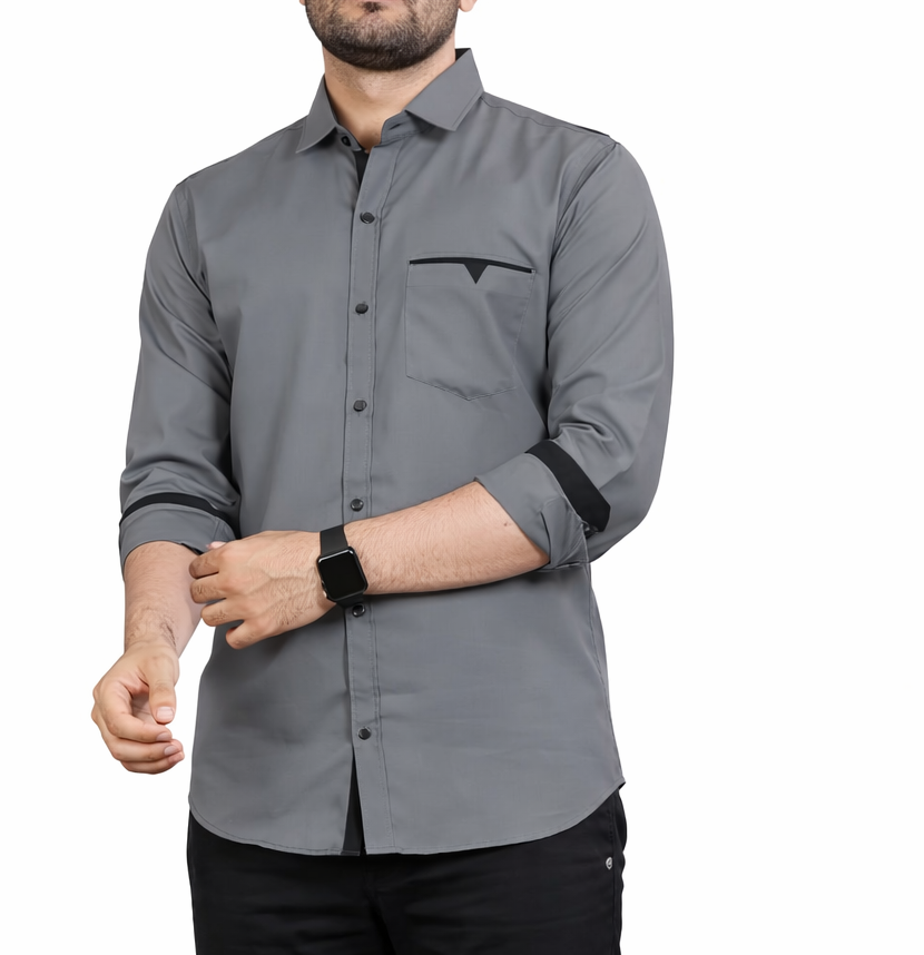 Men’s Regular Fit Shirt Office Wear
