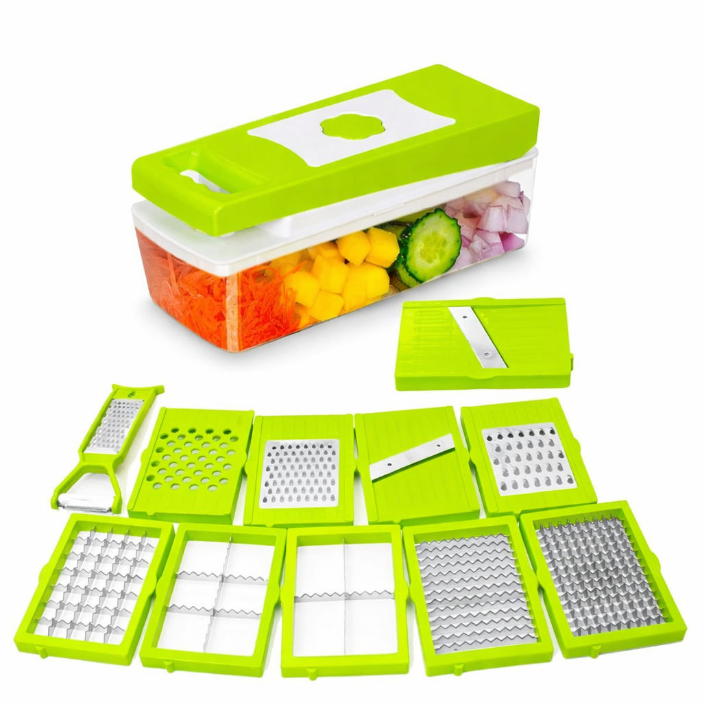 12 in 1 Multi Blade Vegetable Chopper Cutter