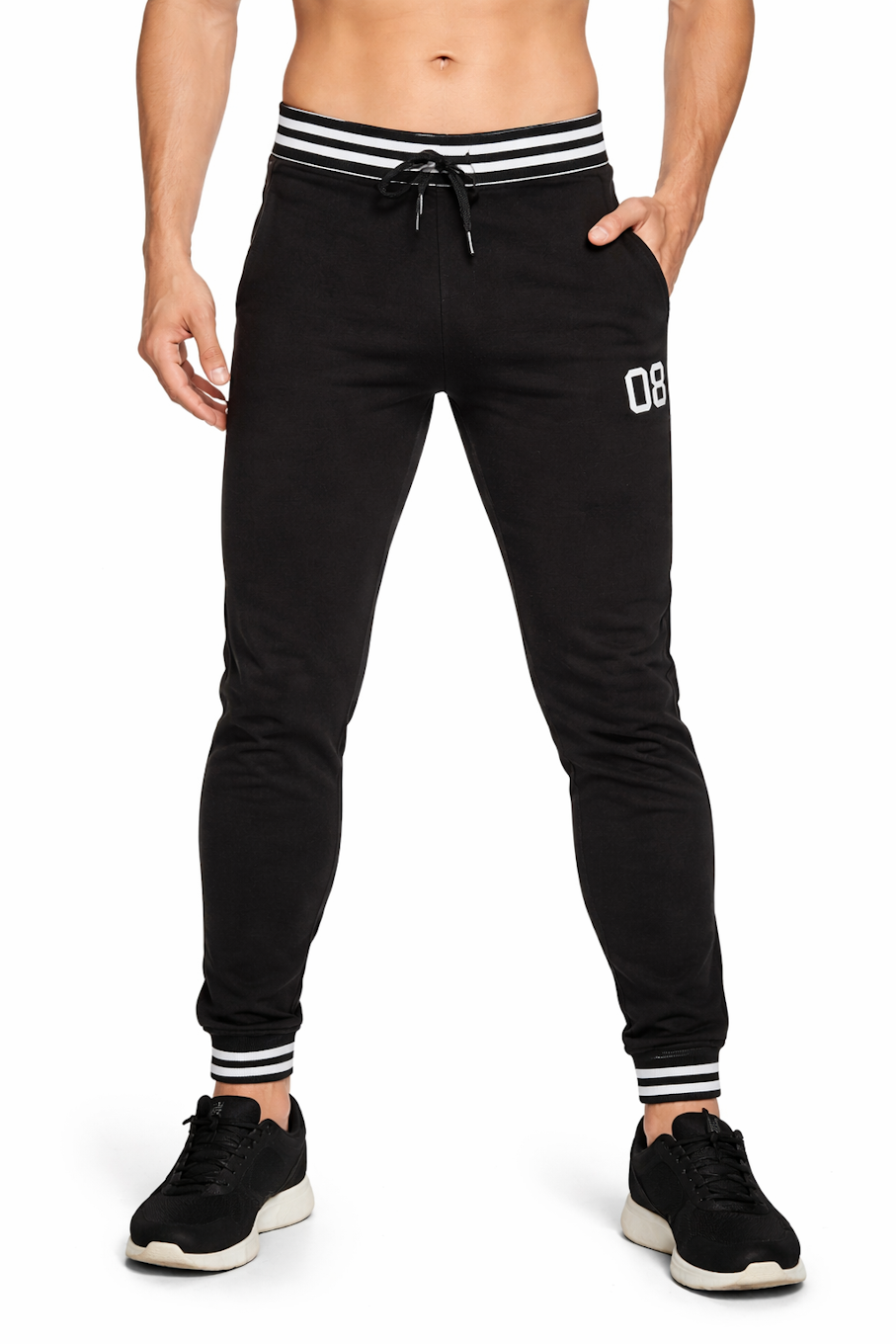 Men's Solid Track Pants for Workout & Casual Wear