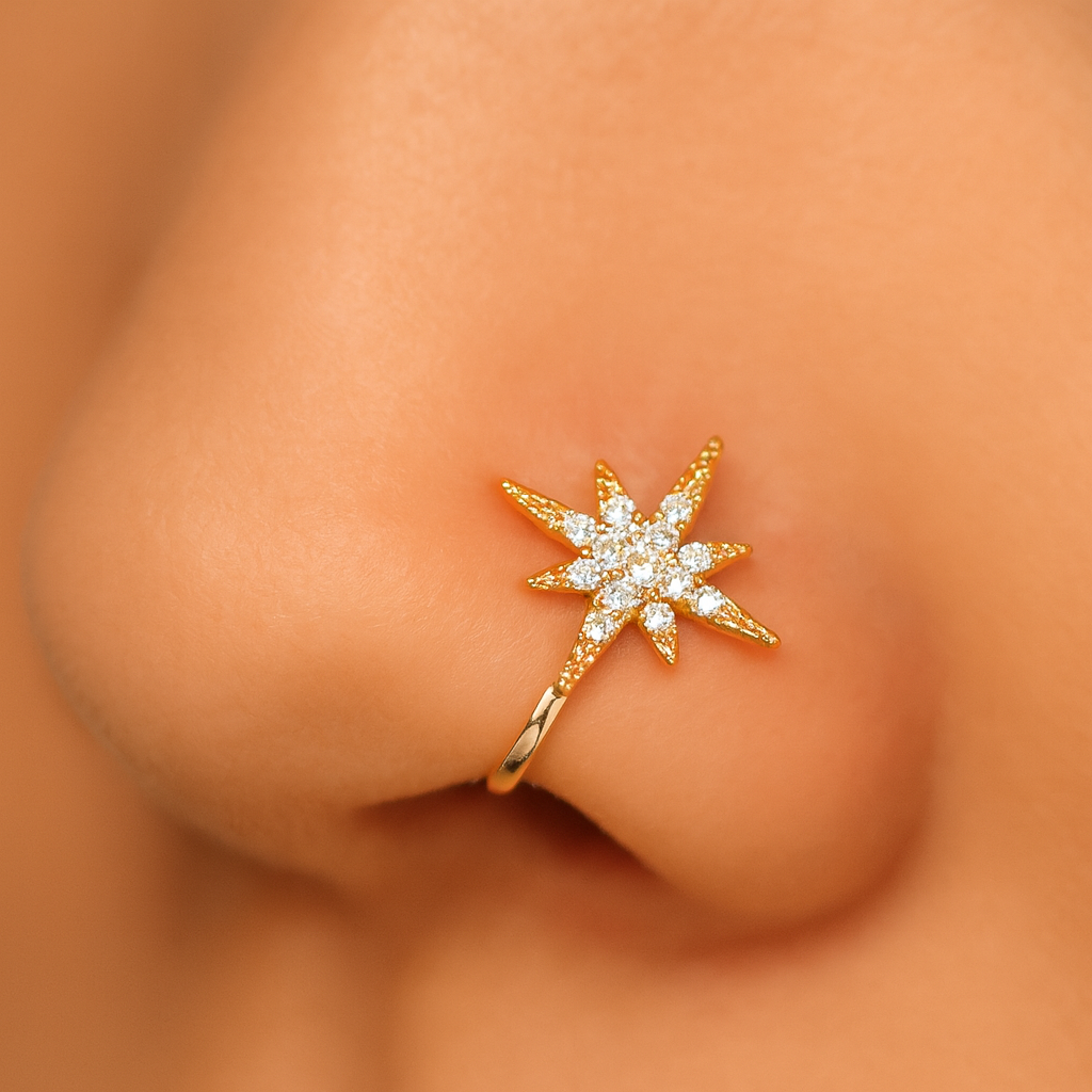 Elegant Stylish Women Nose Ring for Daily & Ethnic Wear-D01