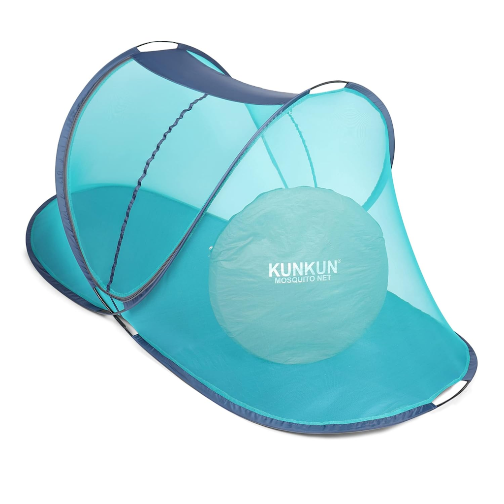 KUNKUN Foldable Mosquito Net for Single Bed Size 7x4x4 Feet Color