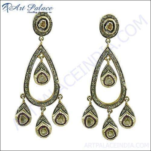 Victorian Earrings for Ladies | 925 Sterling Silver Wedding Jewelry