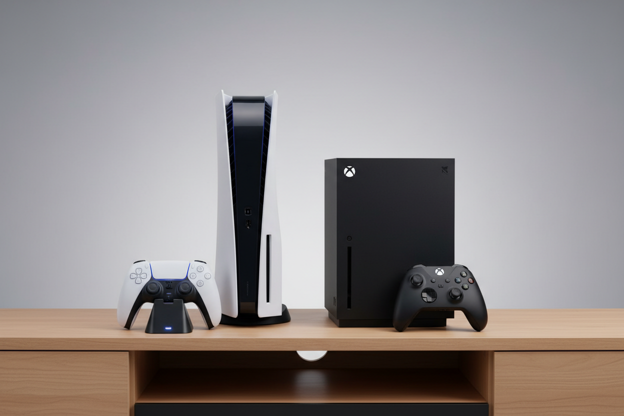 play station and x box video games console