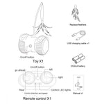 Electric Pet Smart Interactive Cat Toy Luminous Remote Control Car