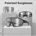 Polarized Photochromic Sunglasses Goggles UV Protection For Men Women