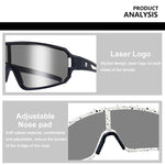 Polarized Photochromic Sunglasses Goggles UV Protection For Men Women