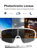 Polarized Photochromic Sunglasses Goggles UV Protection For Men Women