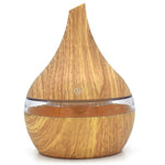 New USB Electric Aroma Diffuser Led Wood Air Humidifier Essential Oil