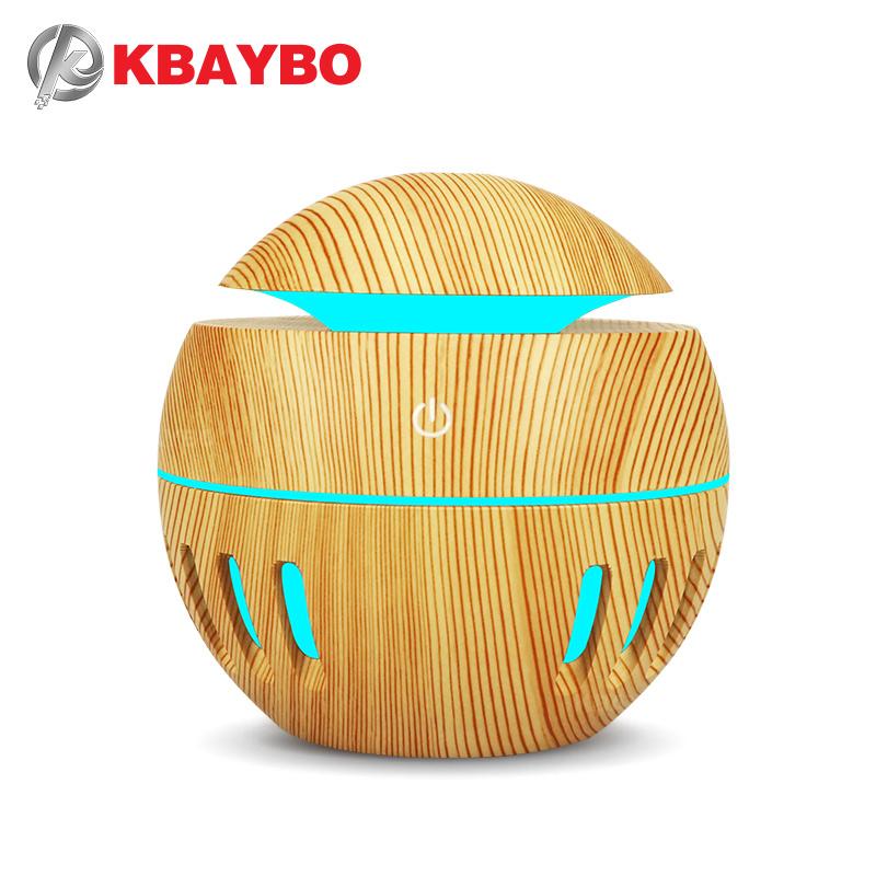 130ml USB Aroma Diffuser Ultrasonic Cool Mist Humidifier Air Purifier