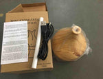 New USB Electric Aroma Diffuser Led Wood Air Humidifier Essential Oil
