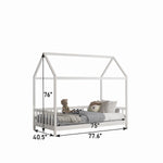 ARY MONTESSORI WHITE HOUSE BED - TWIN [PREORDER]