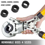 Pipe Crimping Pliers Hand Pressing Kit with 6 Pieces Tool PEX Presser