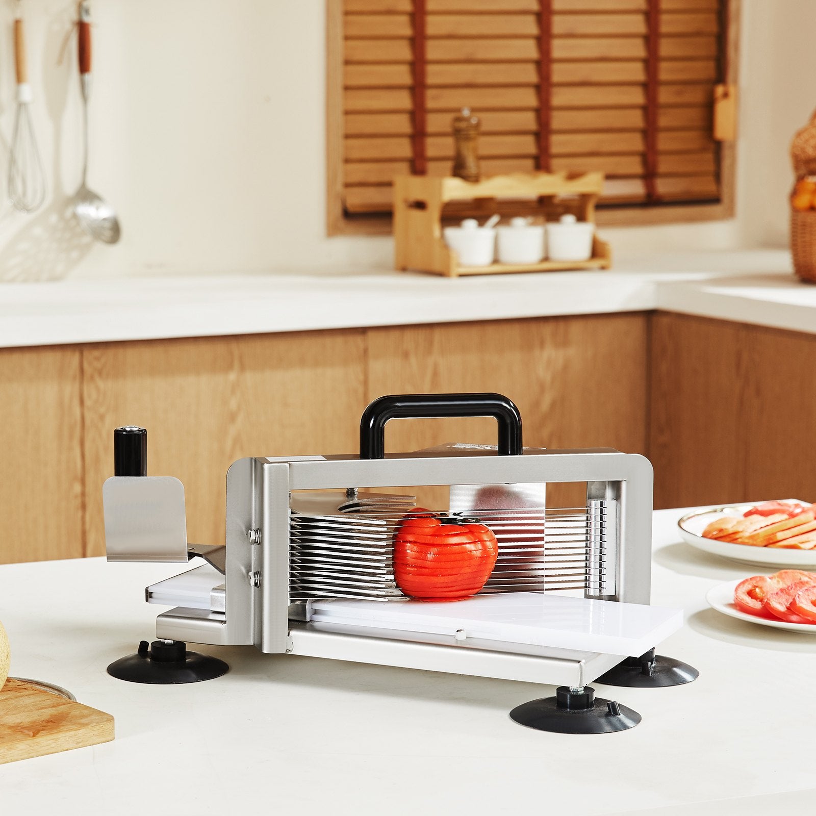 Commercial Tomato Slicer, 3/16 inch Tomato Cutter Slicer, Stainless