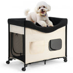 Elevated Lounge Pet Bed, Foldable Bunk Dog Bed with 600D Oxford Cloth
