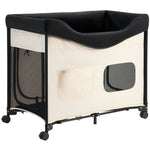 Elevated Lounge Pet Bed, Foldable Bunk Dog Bed with 600D Oxford Cloth