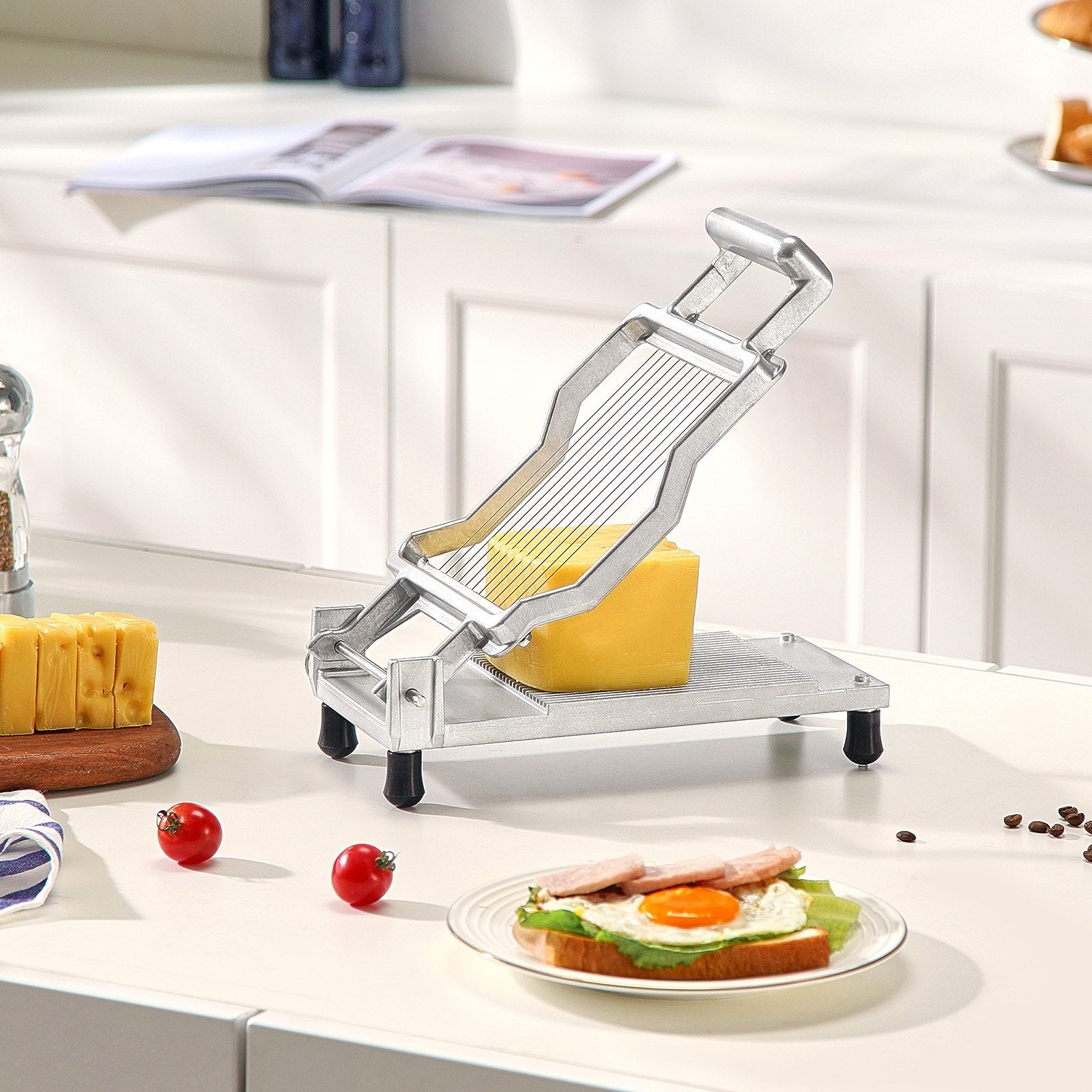 Cheese Cutter with Wire, 0.39 & 0.78 Cheeser Butter Cutting Blade,