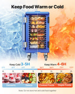 Insulated Food Pan Carrier, 127 Qt Hot Box for Catering, Food Box