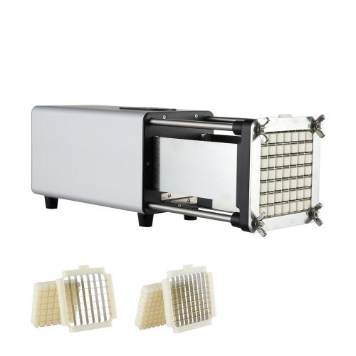Electric French Fry Cutter, Potato Slicer with 1/2-Inch and 3/8-Inch
