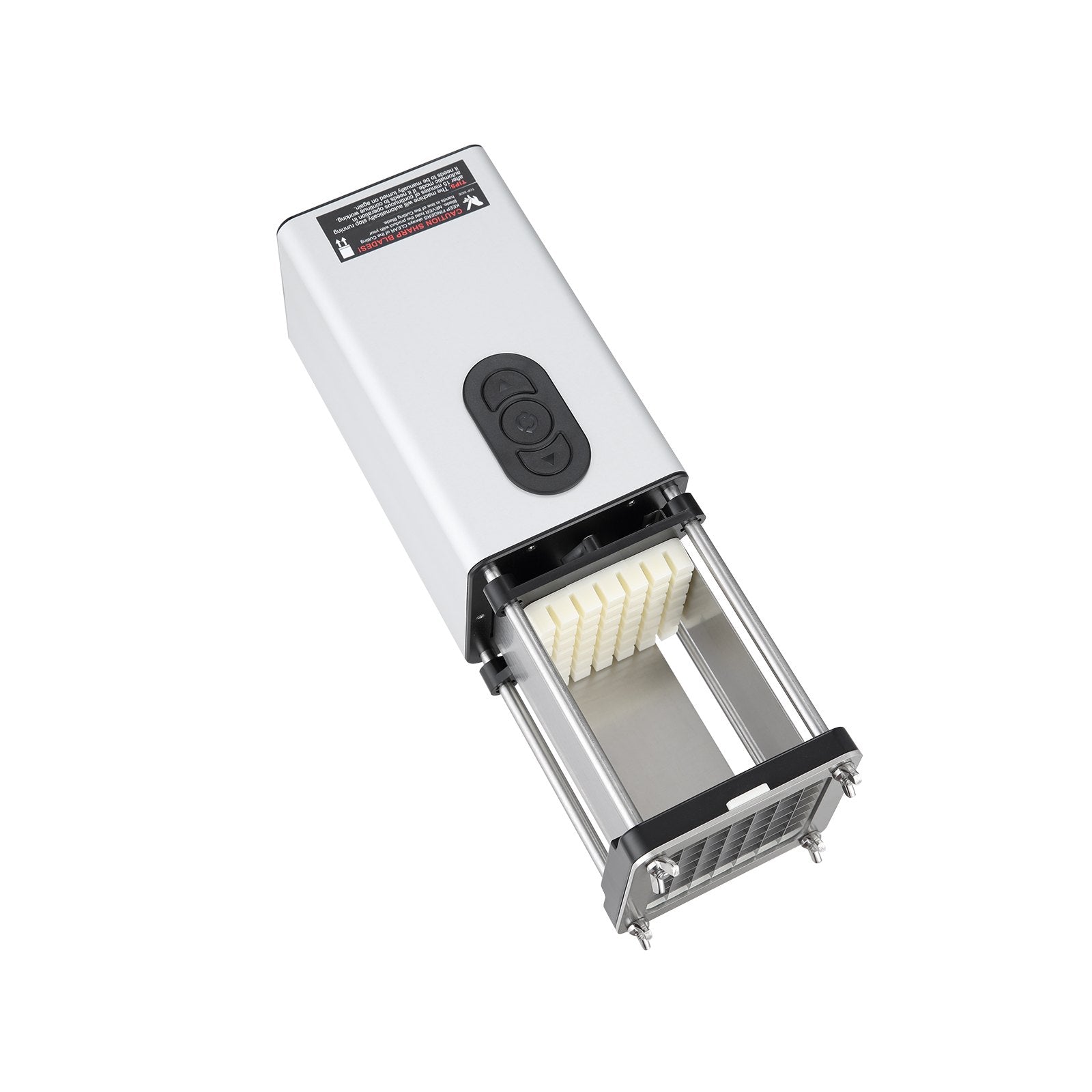Electric French Fry Cutter, Potato Slicer with 1/2-Inch and 3/8-Inch
