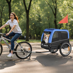 Dog Bike Trailer, Supports up to 30 kg, Pet Cart Bicycle Carrier for