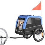 Dog Bike Trailer, Supports up to 30 kg, Pet Cart Bicycle Carrier for
