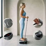 Vibration Platform with Speaker, Resistance Bands and Remote Control