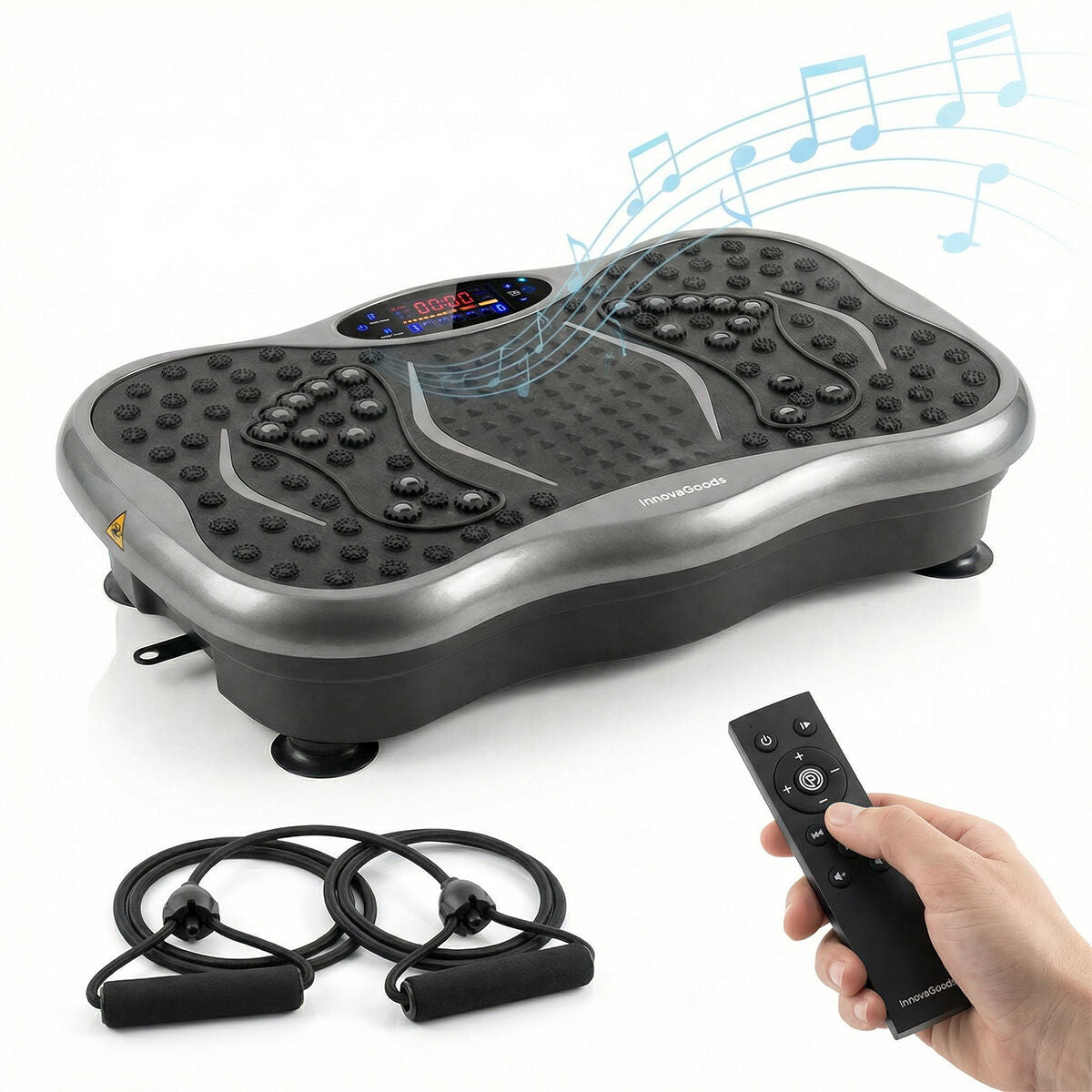 Vibration Platform with Speaker, Resistance Bands and Remote Control