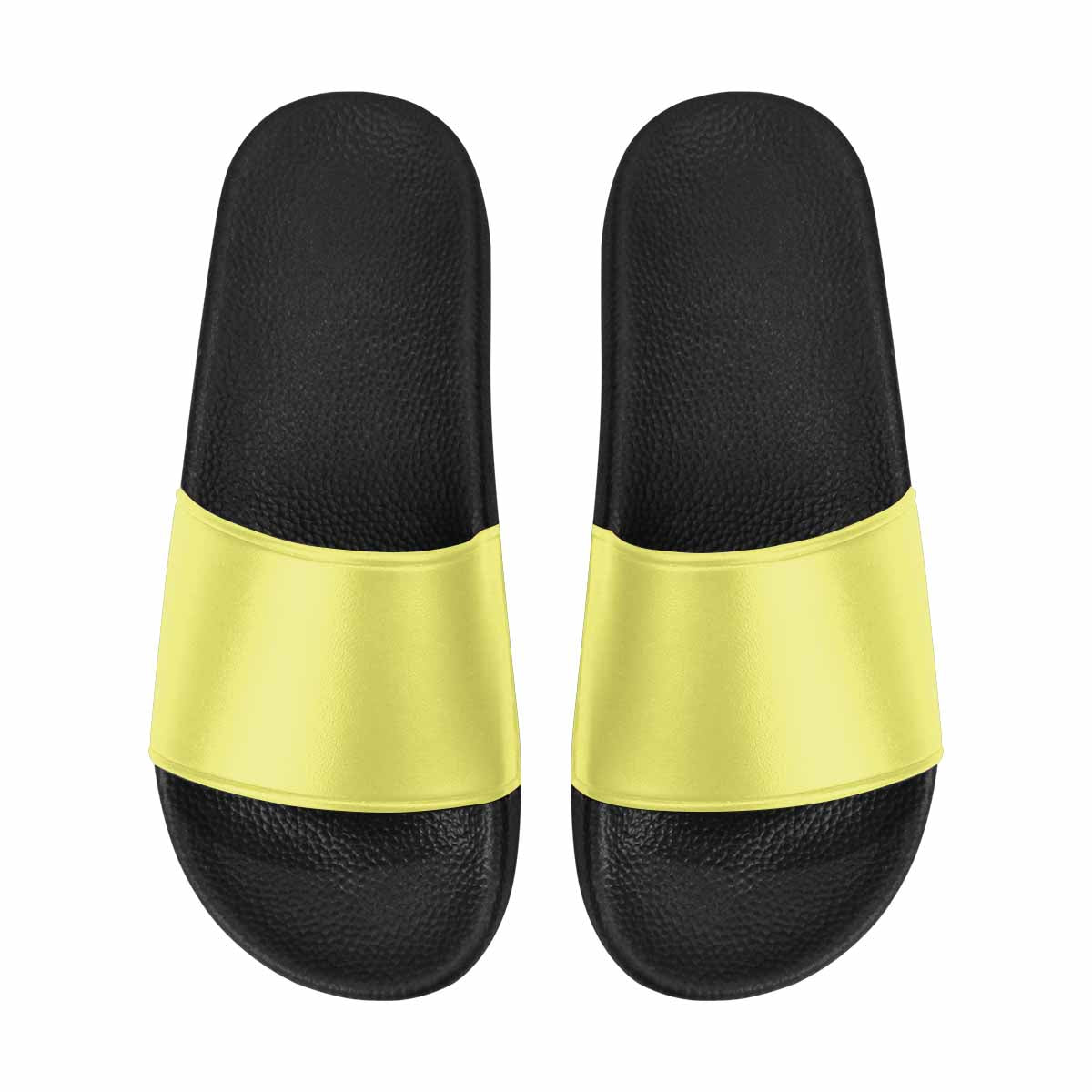 Uniquely You Womens Slide Sandals / Honeysuckle Yellow