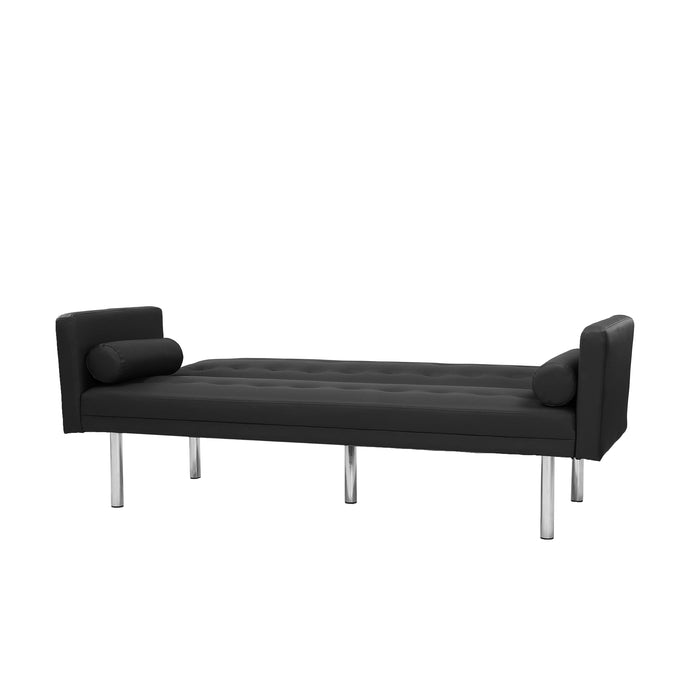 Square arm sleeper sofa