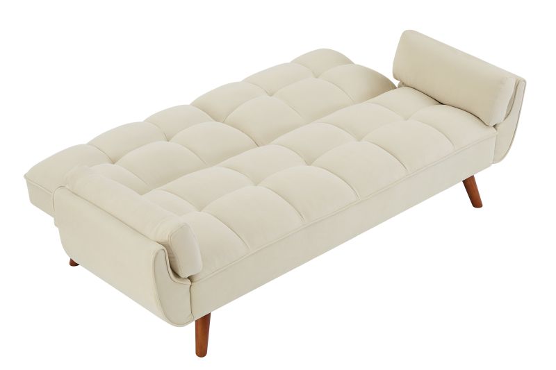 New Design Velvet Sofa Furniture Adjustable Backrest Easily Assembles Loveseat