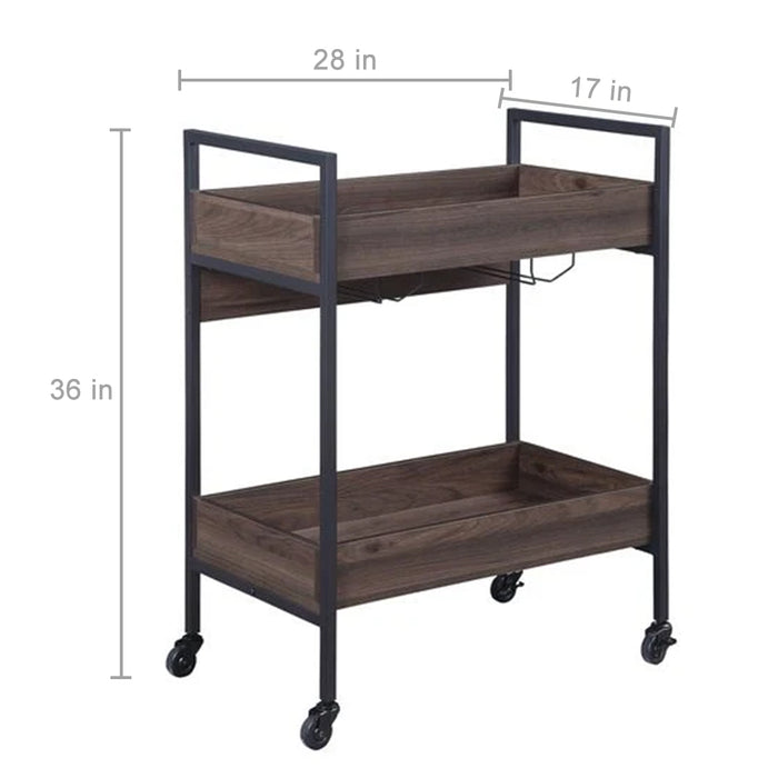 Kitchen Serving Cart Storage Rack