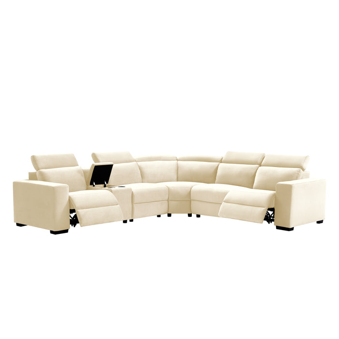 Sectional Electric Recliner Living Room Set.(This product is an oversized item/LTL)