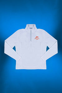 The Mesquite Dolphins Long Sleeve White Ladies Zumba Jacket