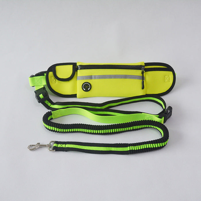 Pet Waist Bag Sports Traction Rope Reflective Waterproof