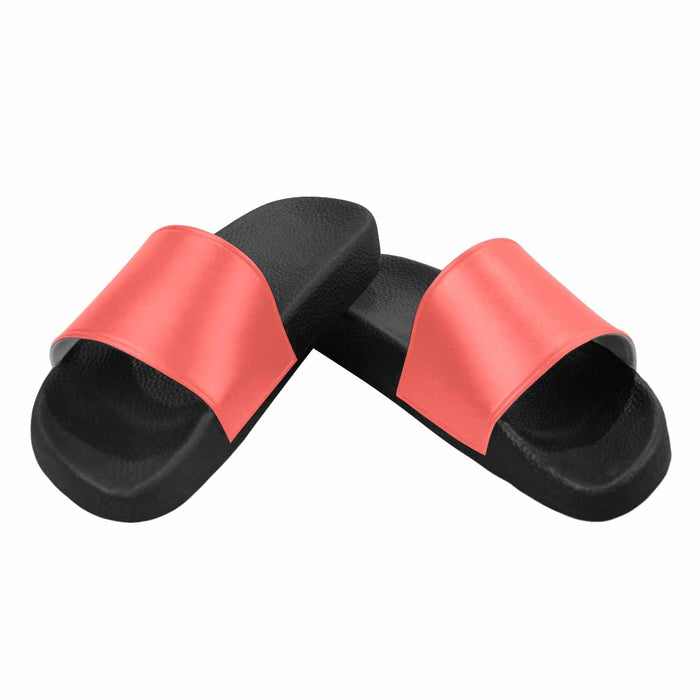 Uniquely You Womens Slide Sandals / Pastel Red