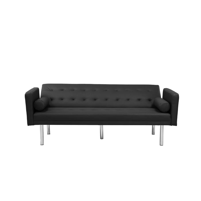 Square arm sleeper sofa