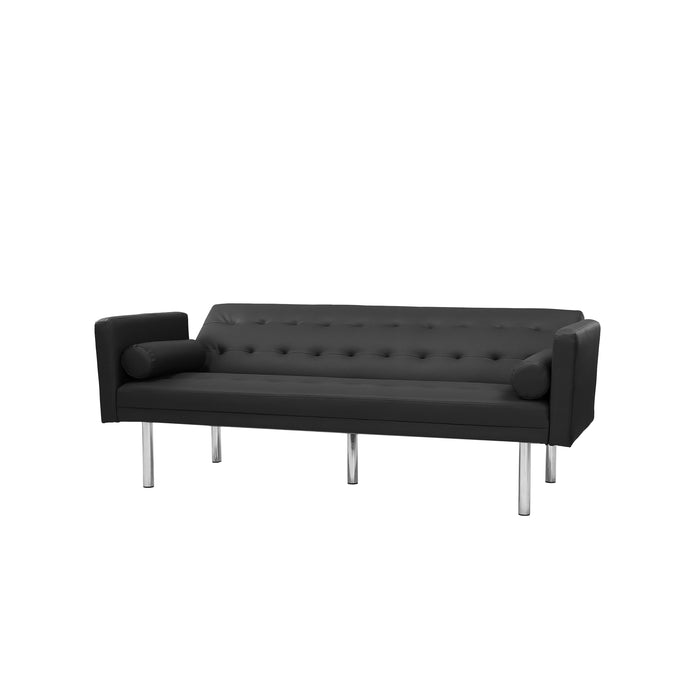 Square arm sleeper sofa