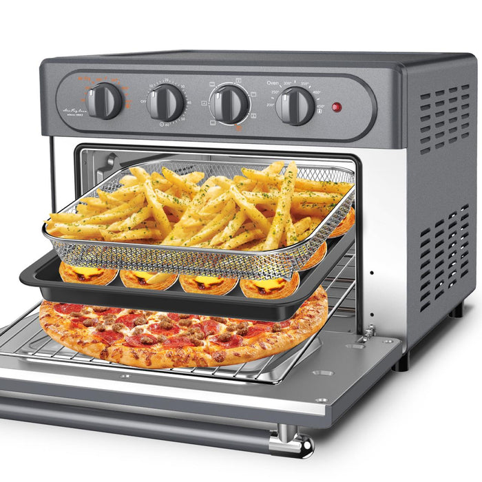 WEESTA Air Fryer Toaster Oven 24 Quart - 7-In-1，with Air Fry, Roast, Toast, Broil & Bake Function