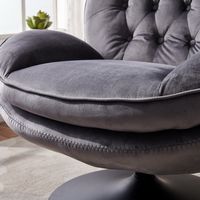 Swivel Leisure Chair velvet lounge chair