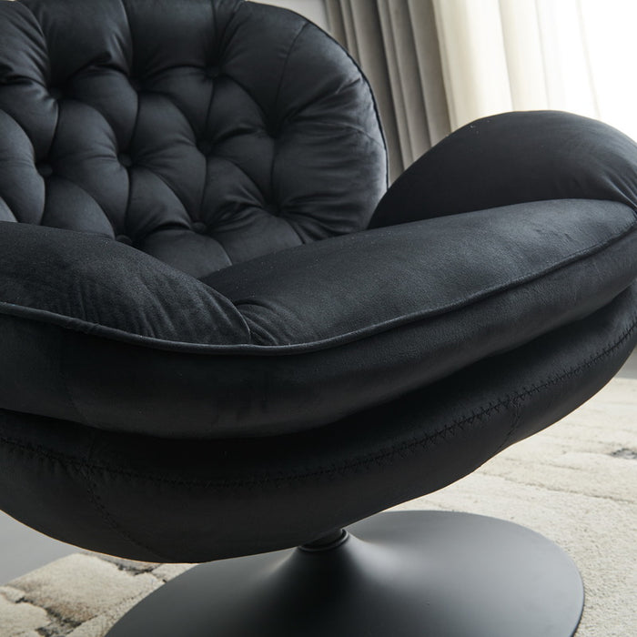 Swivel Leisure Chair velvet lounge chair