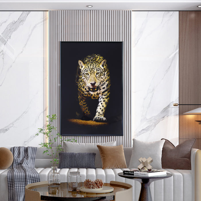 WA 1PC Tiger glass Wall Art Painting Modern Home Decor Wall Art Easy to install (W) 15.7''x24'' (H)