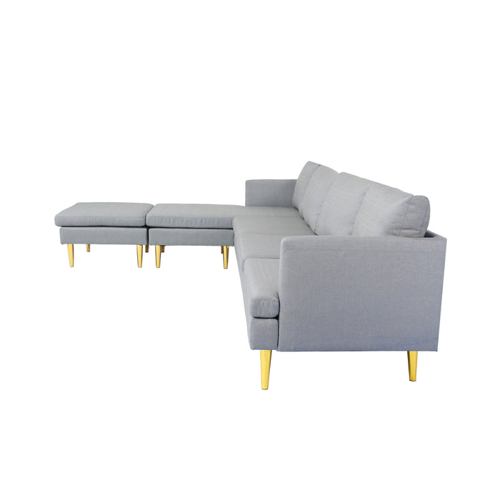 Modern Convertible sectional sofa Polyester