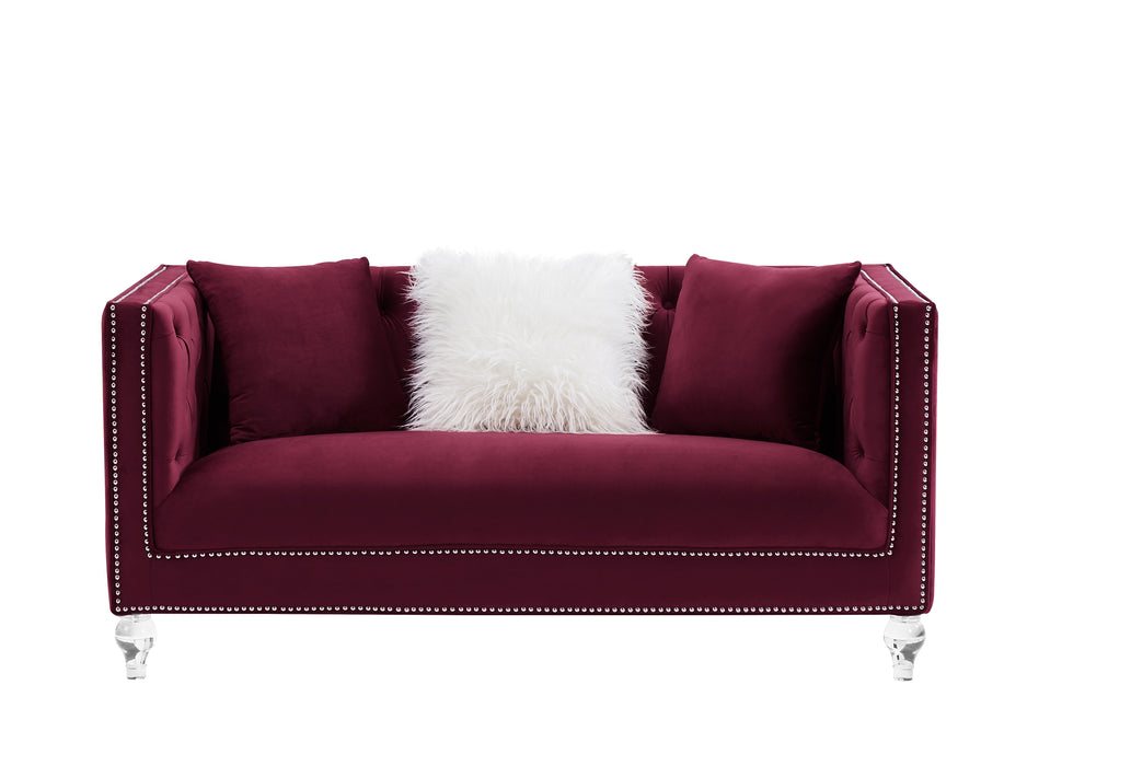 Loveseat for Living Room with Pillows