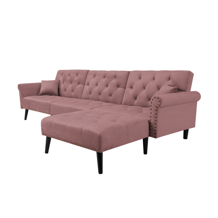 Convertible Sofa bed sleeper  velvet